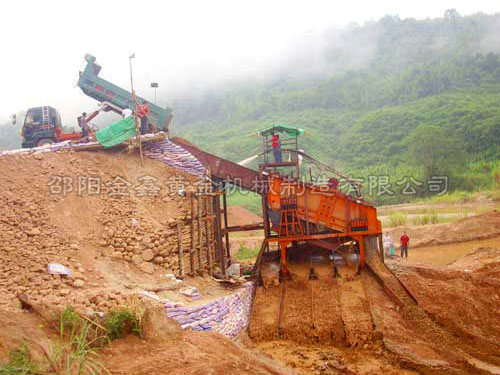 振動(dòng)篩溜槽洗選機(jī)組